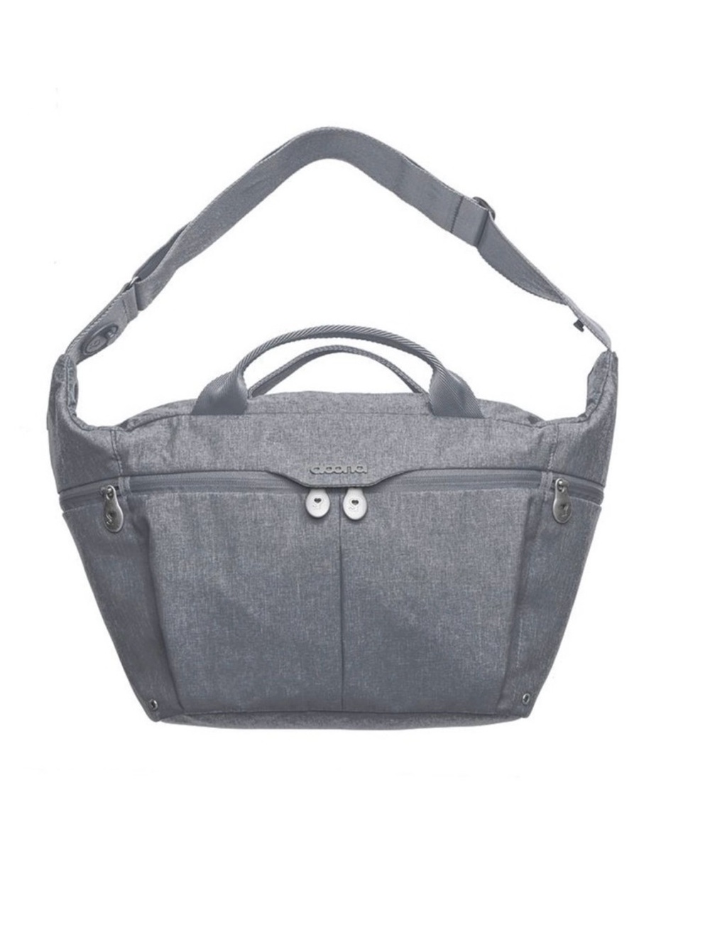 Doona All-Day Bag Gray Diaper Bag Travel Stroller Organizer Shoulder Tote